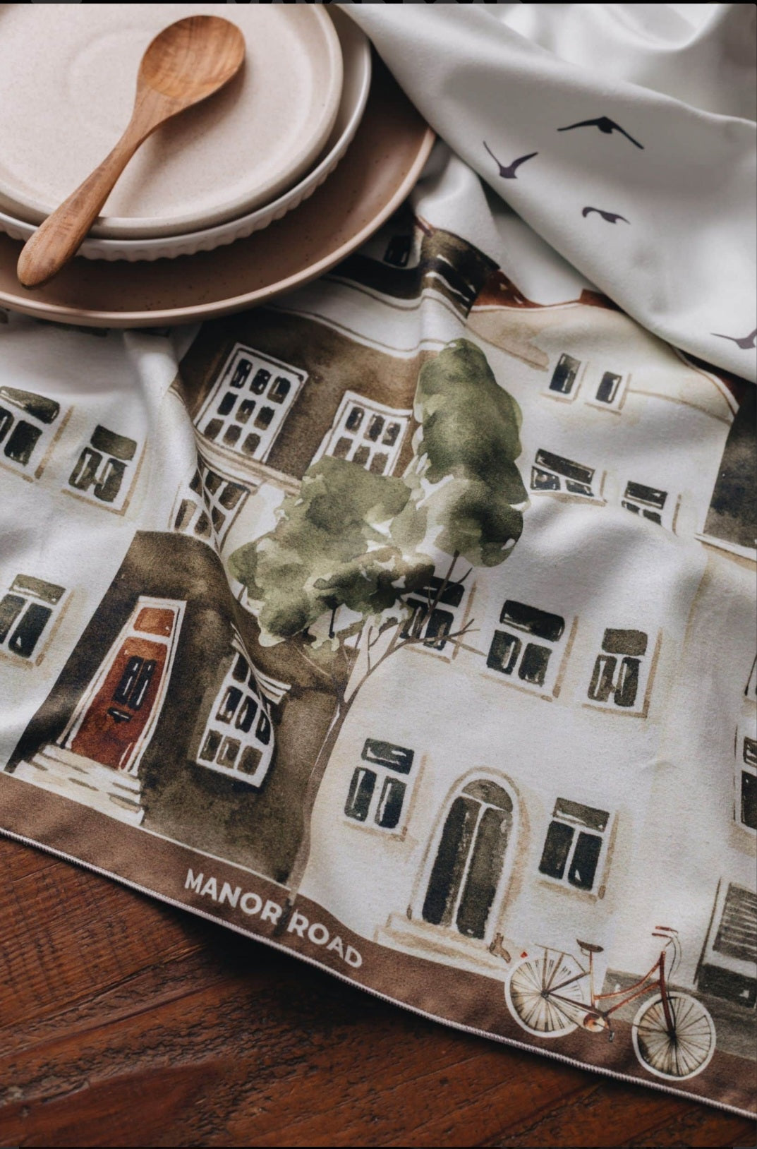 Manor Road City Life Microfiber Teatowel