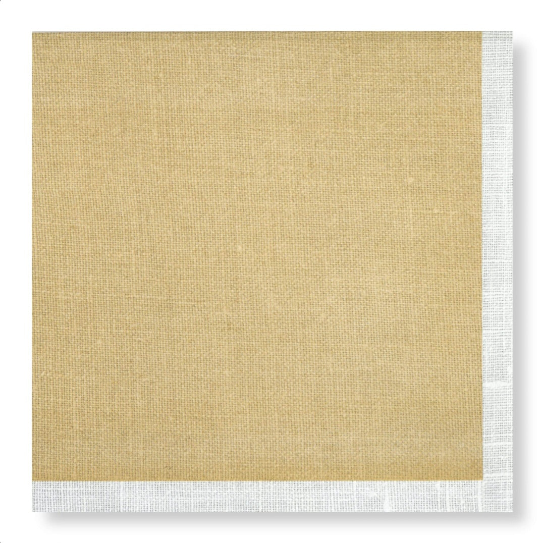 Manor Road Dinner Gold Linen Napkins