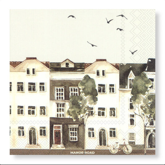 Manor Road Luncheon City Life Napkins