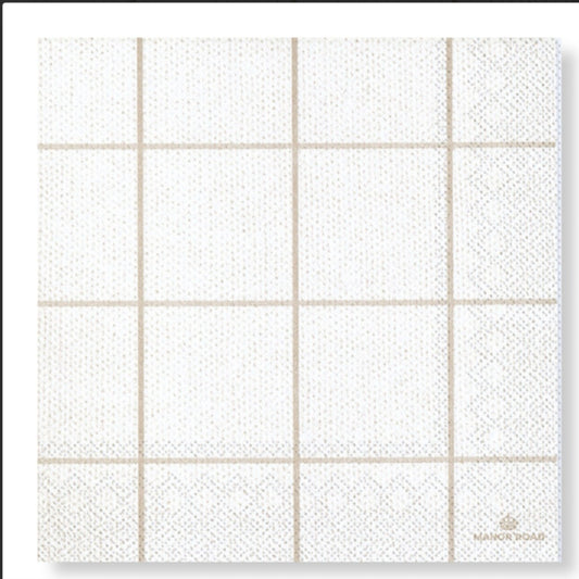 Manor Road Woodland Weave Luncheon Napkins