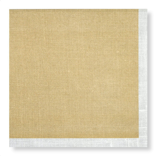 Manor Road Dinner  Gold Linen Napkins
