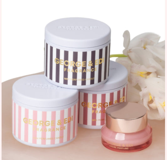 George & Edi Candle Ebony